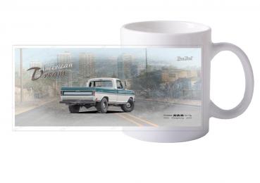 Keramiktasse mit Motiv von Pickup KTaPu2020-27